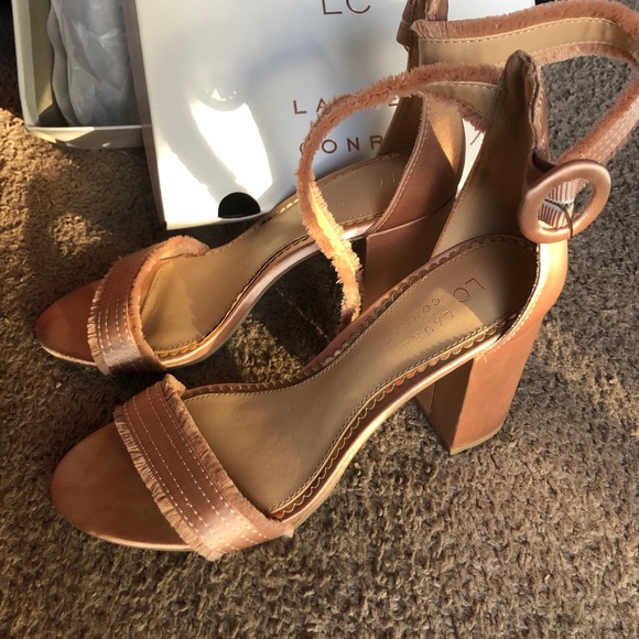 Blush Lauren Conrad high heel sandals 👡 - Picture 3 of 10